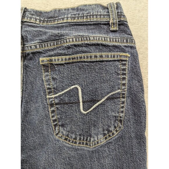Vintage Zena Jeans Womens 8 Blue Denim Stretch Straight Leg 2000s 814-0118-54 - Picture 10 of 14